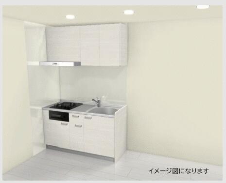 山川新築アパートのキッチン写真