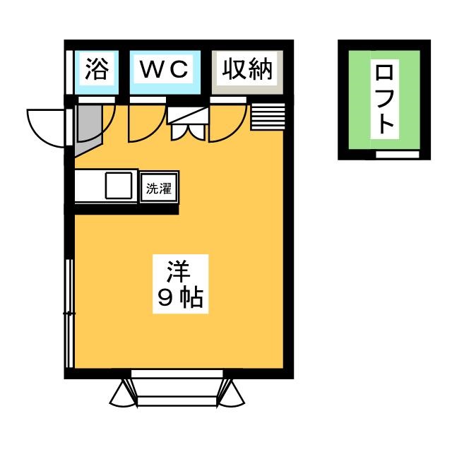 ハイムオカベの間取り