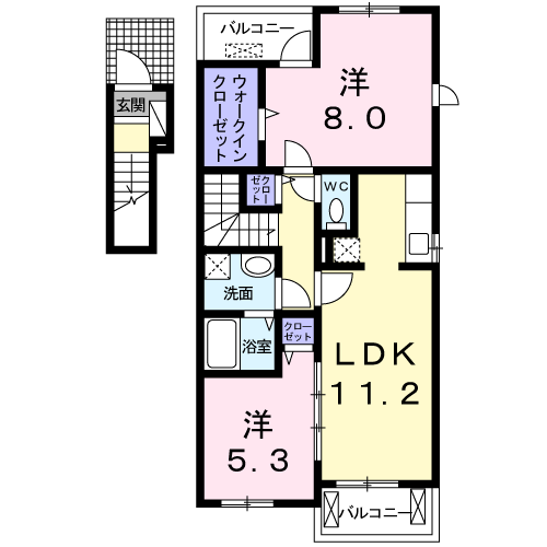 フォレストハイムの間取り