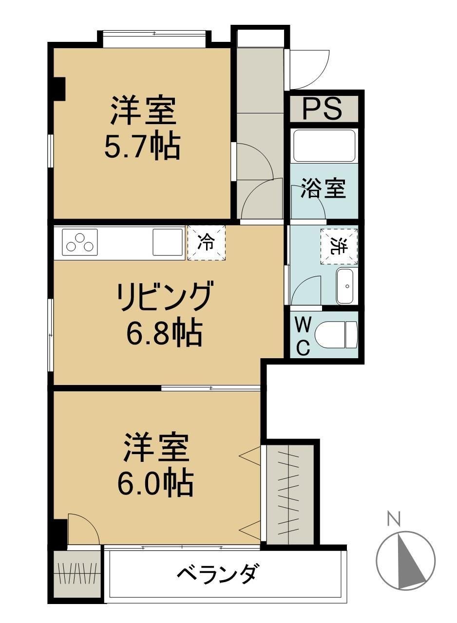 ブリーズ中島の間取り