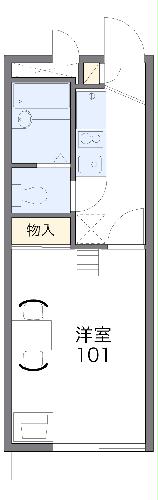 レオパレスウエストアイの間取り