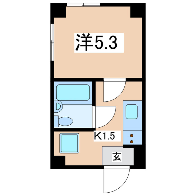 グランデージ虎丸の間取り