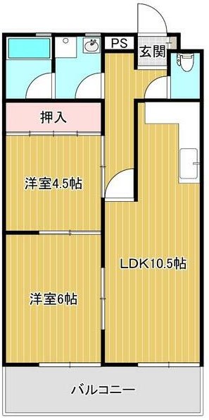 坂根ハイツの間取り