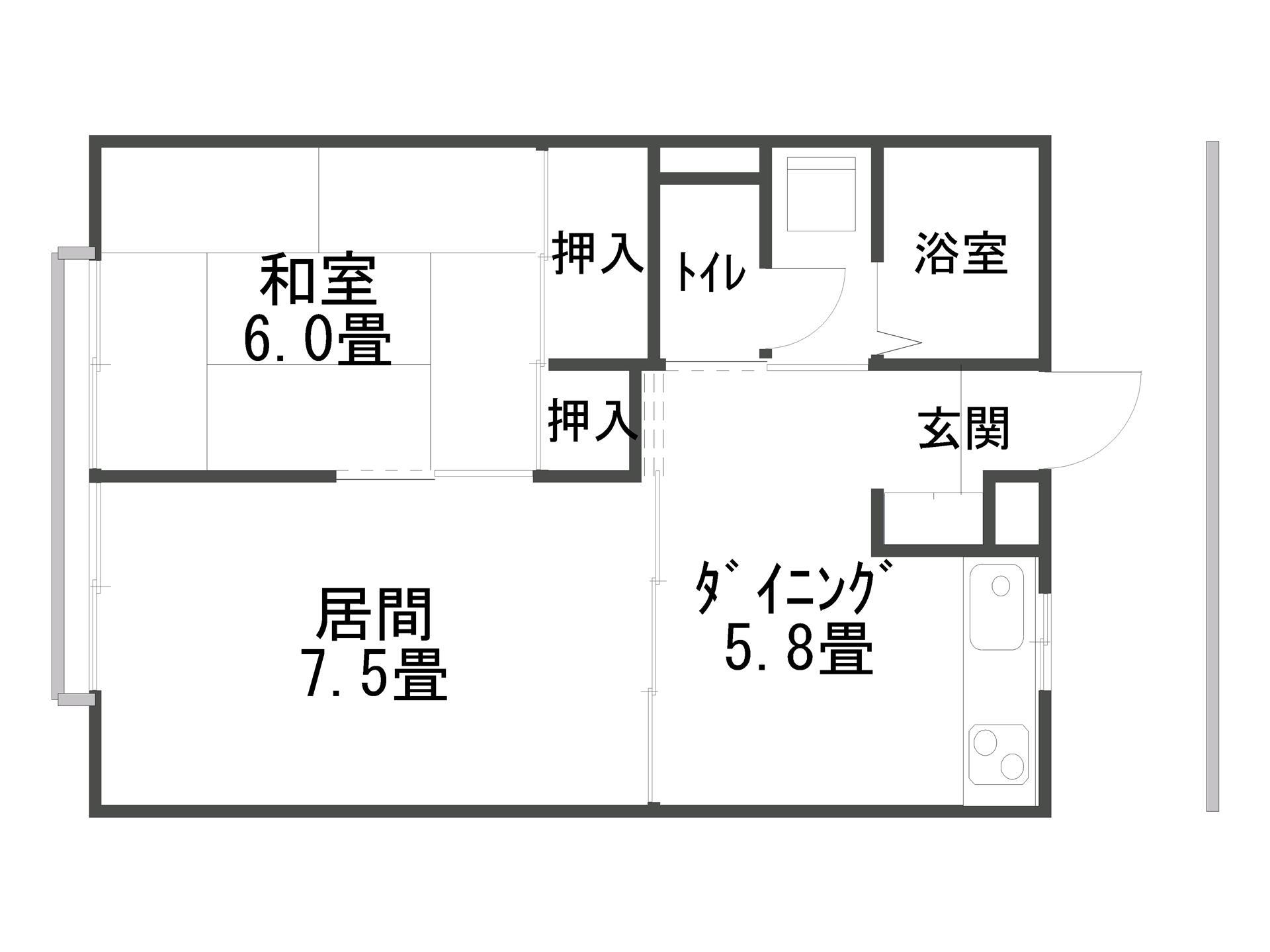 ドミールモリヤの間取り