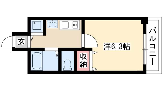 プレサンス泉セントマークの間取り