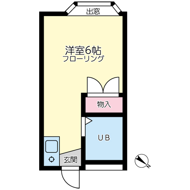 東京都渋谷区本町３（アパート）の賃貸物件の間取り