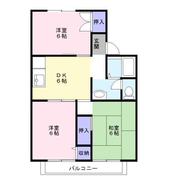 ボナールシャトーＡの間取り