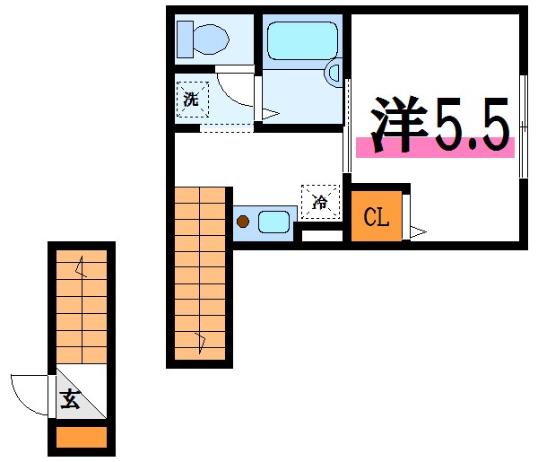 東京都葛飾区高砂３（アパート）の賃貸物件の間取り