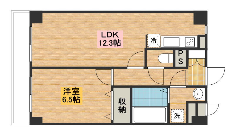 Satie今泉の間取り