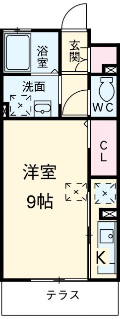 愛知県日進市米野木台２（アパート）の賃貸物件の間取り
