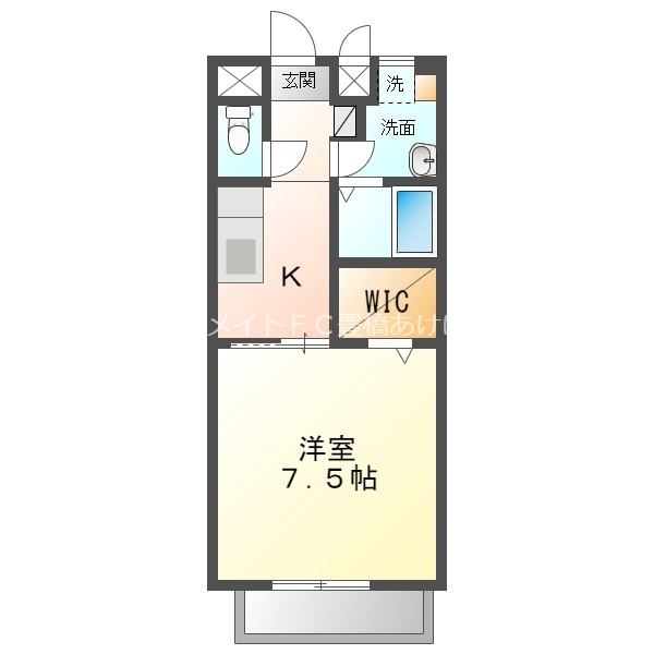 サンプレミア前芝西の間取り