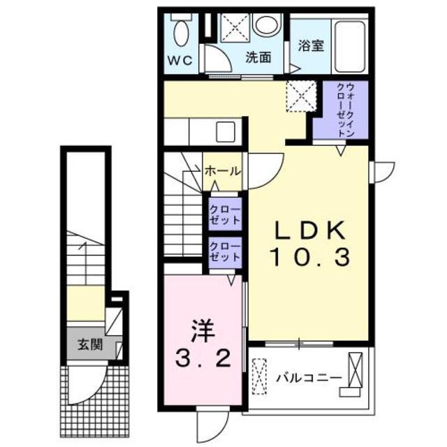 ハルカス　IIの間取り