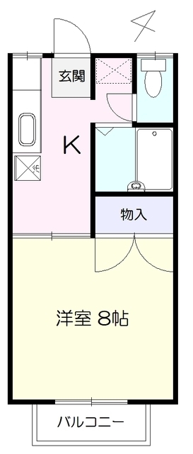 サンライズさがわの間取り