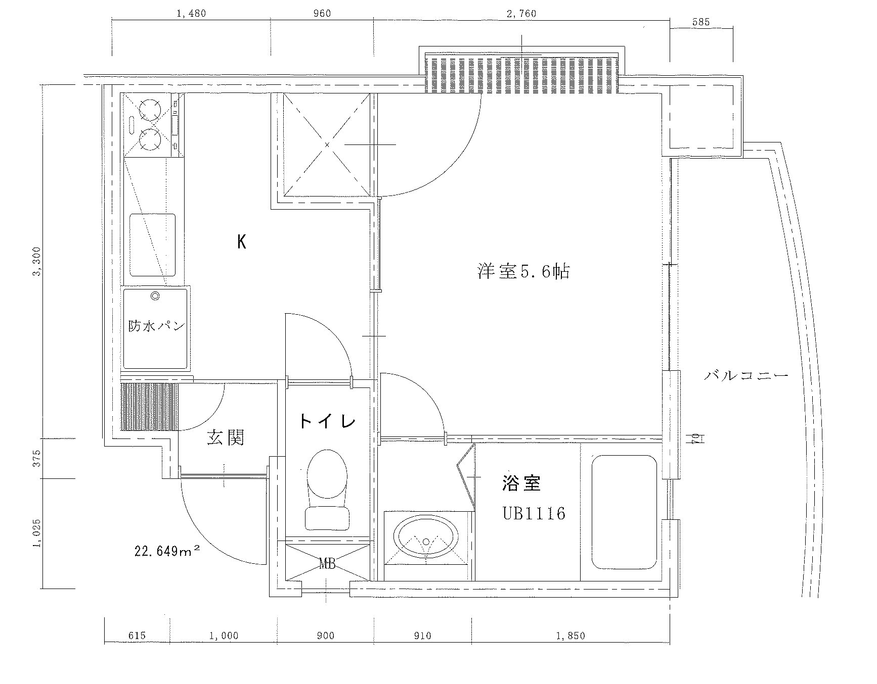 コートブラウン五の間取り