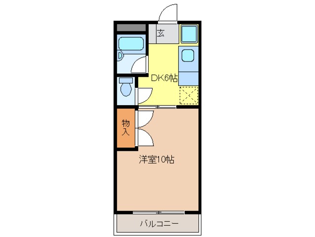 富士市蓼原のマンションの間取り