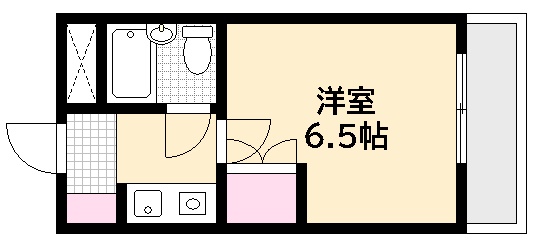 広島市佐伯区五日市中央のマンションの間取り