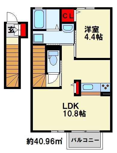 トレス横代館の間取り