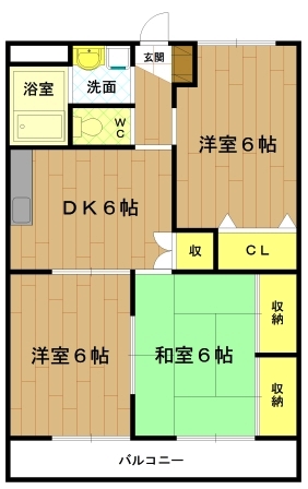 度会郡玉城町佐田のマンションの間取り