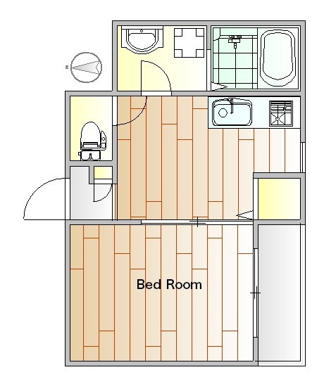 大田区北馬込のマンションの間取り