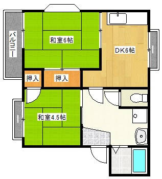 シャルム小柿の間取り