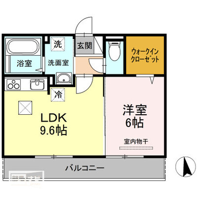 ライフステージ　ツマップの間取り