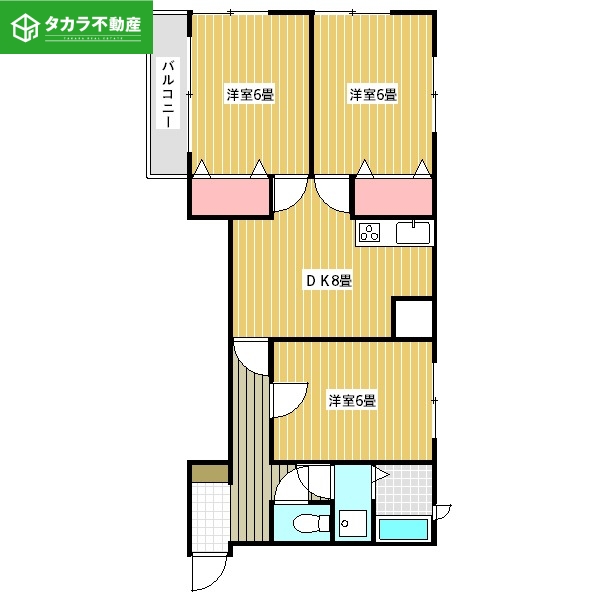 エムズ中島の間取り