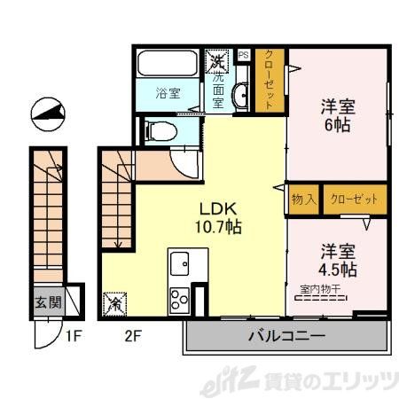 （仮）D-ROOM島本町桜井5丁目PJの間取り