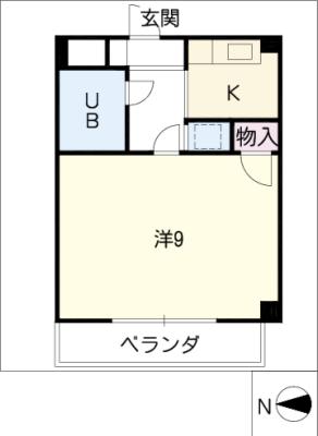 タイムズスクエア田辺の間取り