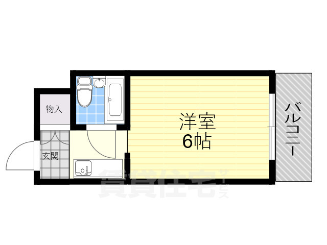 【大阪市住吉区住吉のマンションの間取り】