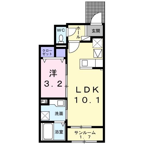 オルステット　Ｋの間取り