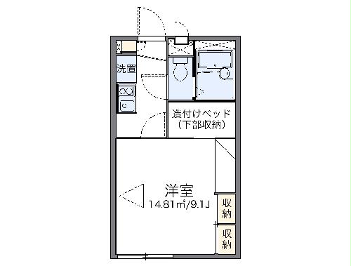 レオパレスルシファーの間取り