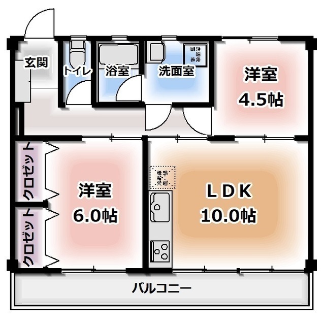 友孝マンションの間取り