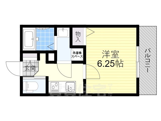 アライズ諏訪ノ森マンションの間取り