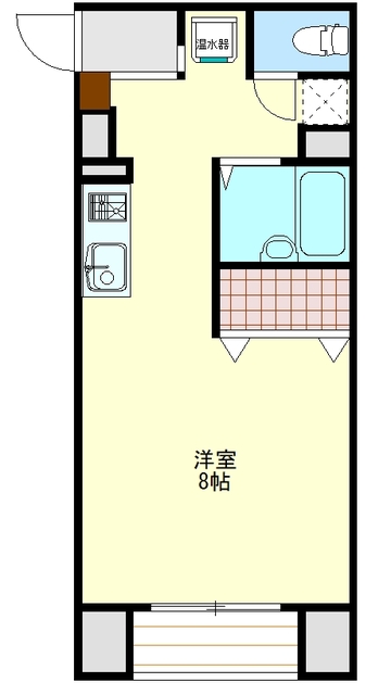 米沢市春日のアパートの間取り