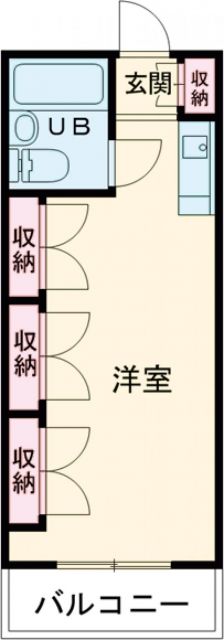 和歌山市西布経丁のマンションの間取り