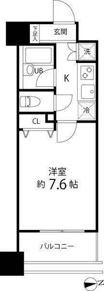 スペーシア秋葉原の間取り