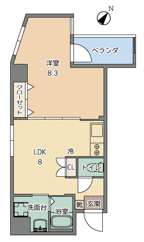 ラフォルテ宮城の間取り