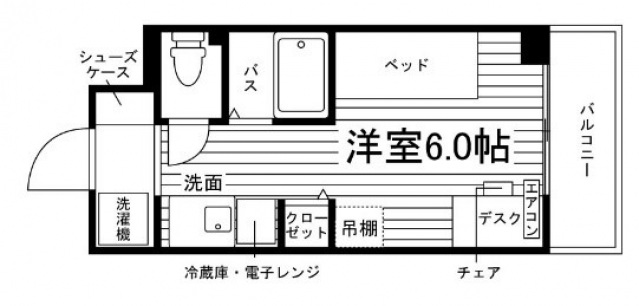 学生会館 classy BASE つつじヶ丘[食事付き]の間取り