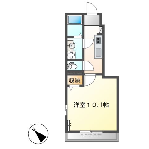 コーポ　サウスCの間取り