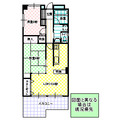 水戸市城南のマンションの間取り