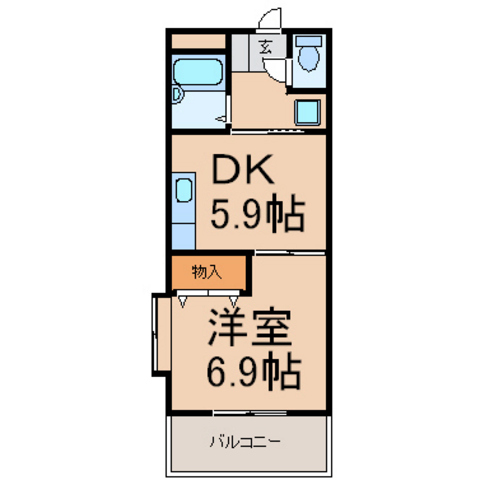 ルート１６の間取り