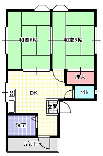 ロイヤルハイム大成の間取り