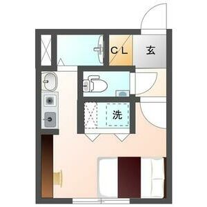 札幌市北区北二十三条西のアパートの間取り