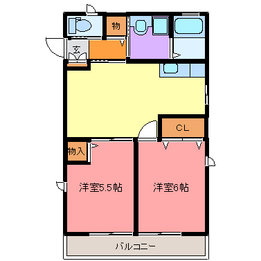 ハイムＭの間取り