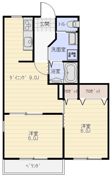 サニーコート西下台の間取り