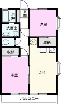 アーバンハウス１８号館の間取り