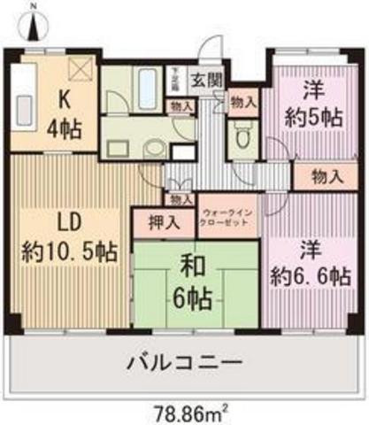 アソシエール練馬春日町の間取り