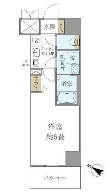 シエル白山A館の間取り