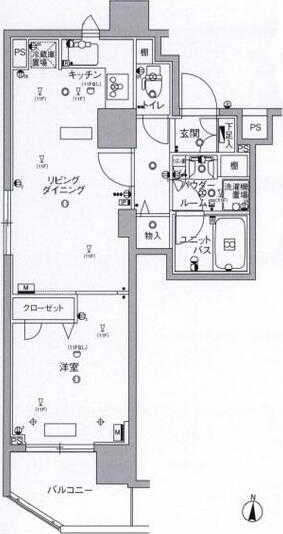 墨田区両国のマンションの間取り