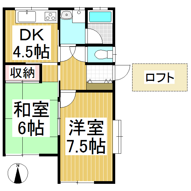 【ウィンテックＭの間取り】